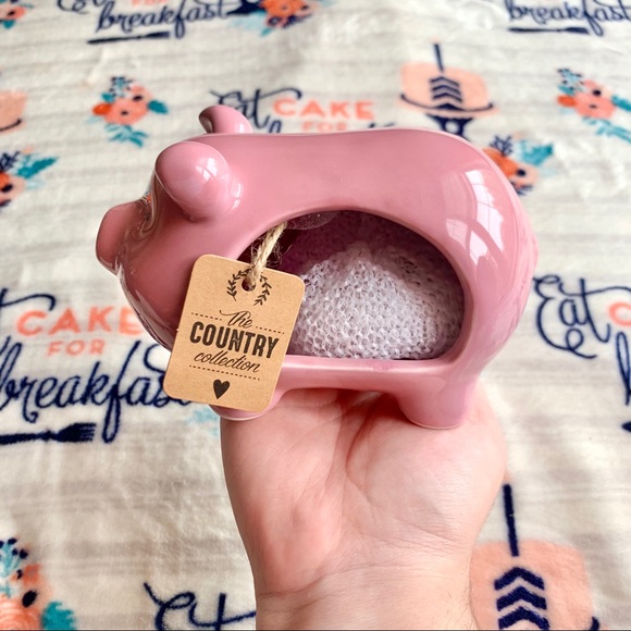 Other - 1 LEFT! 🐷 Farmhouse Pig Kitchen Sponge Holder 🐷